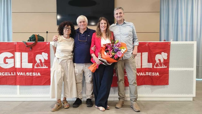 Cgil Vercelli Valsesia, Lara Danesino nuova segretaria generale Cgil Vercelli Valsesia, Lara Danesino nuova segretaria generale