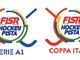 I due loghi ufficiali della FISR, quello per il campionato di Serie A1 e per la Coppa Italia di Hockey Pista.