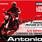 Honda Live Tour da Antonioli Motocicli: il 5 e 6 settembre si provano i modelli Honda VIDEO
