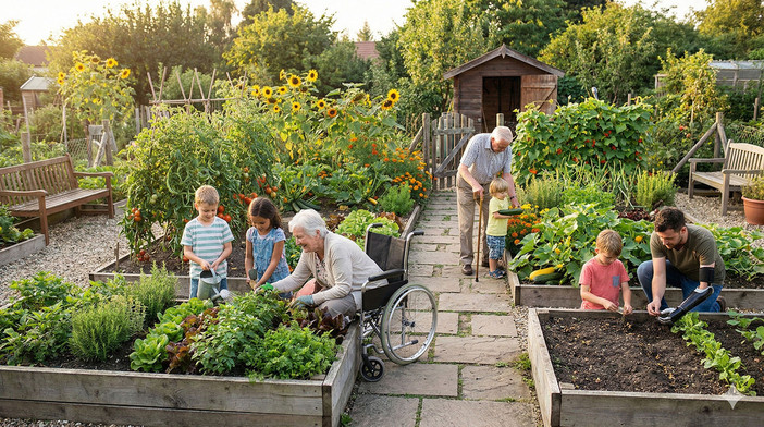 Un orto sociale per anziani e ragazzi
