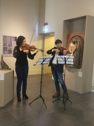 Musica in Arca con Rimonda e la giallista e violinista Natasha Korsakova