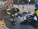 Perde il controllo della moto, un ferito Perde il controllo della moto, un ferito