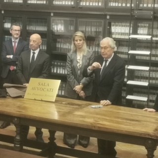 La sala avvocati intitolata alla memoria di Francesco Ferraris
