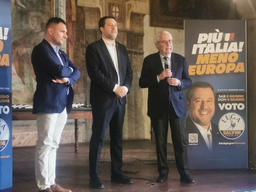 Salvini al Dugentesco: le elezioni, l'omaggio ai nonni e la promozione del libro
