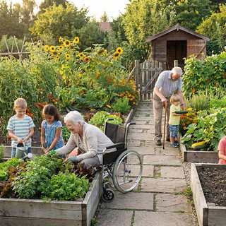 Un orto sociale per anziani e ragazzi