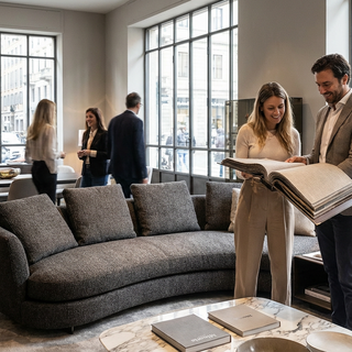 Minotti Milano: design di eccellenza nello showroom Galbiati
