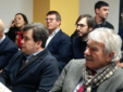 Andrea Raineri e il consigliere Corgnati, davanti; dietro, Daniela Mortara, Sandro Baraggioli, Michele Gaietta