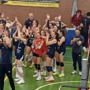 Gran festa dopo la vittoria che ha sancito la promozione in B