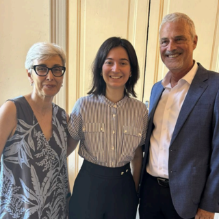 La neo rieletta Segretaria Provinciale Mariella Moccia La Consigliera Regionale Simona Paonessa e il neo Segretario Cittadino Filippo Campisi.