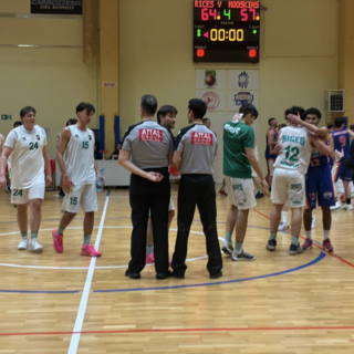 Termine della gara tra Rices e Mooskins (f. Infovercelli24)