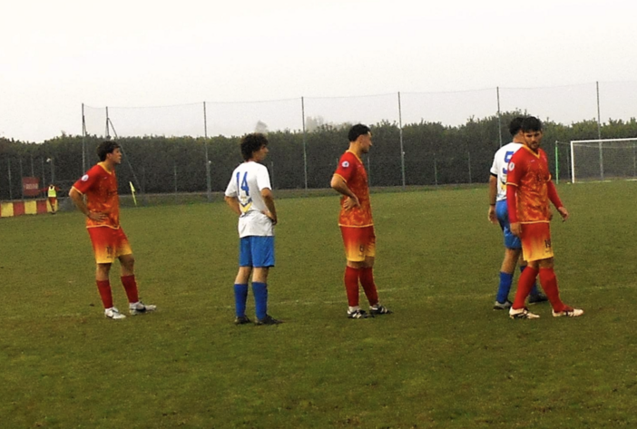 Filippo Germano autore del terzo gol del Cigliano Filippo Germano autore del terzo gol del Cigliano