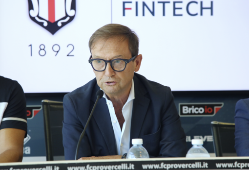 Paolo Pinciroli, presidente della Pro Vercelli (FOTO MARCO LUSSOSO)