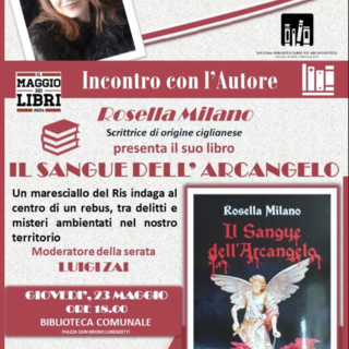 Biblioteca di Cigliano: Rosella Milano presenta il suo nuovo libro