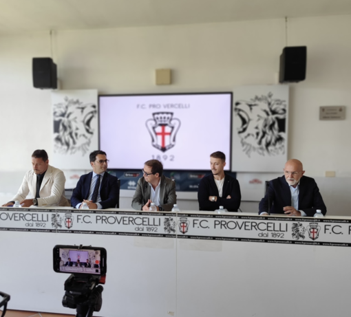 Casella, Cellento, Paolo e Gianluca Pinciroli, Smerieri alla conferenza stampa del primo giugno