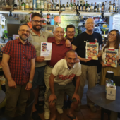 Luciano Zanera, Mirko Calaiò e Mirco Caruso del Club Vercellese; Luigi Ritegni, Genny Bionda e Roberto Bertocchi del Club Trinese, con Giuseppe Ferraris Segretario di Liberi di Scegliere Odv. Luciano Zanera, Mirko Calaiò e Mirco Caruso del Club Vercellese; Luigi Ritegni, Genny Bionda e Roberto Bertocchi del Club Trinese, con Giuseppe Ferraris Segretario di Liberi di Scegliere Odv.