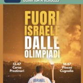 A Vercelli la Fiaccola delle Olimpiadi, nonostante Isarele abbia ucciso oltre 800 sportivi tra atleti e dirigenti e distrutto le strutture sportive palestinesi A Vercelli la Fiaccola delle Olimpiadi, nonostante Isarele abbia ucciso oltre 800 sportivi tra atleti e dirigenti e distrutto le strutture sportive palestinesi