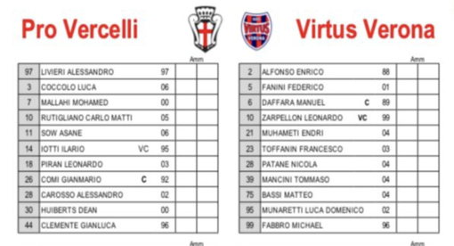 Mallahi in campo dal primo minuto