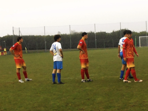 Filippo Germano autore del terzo gol del Cigliano Filippo Germano autore del terzo gol del Cigliano