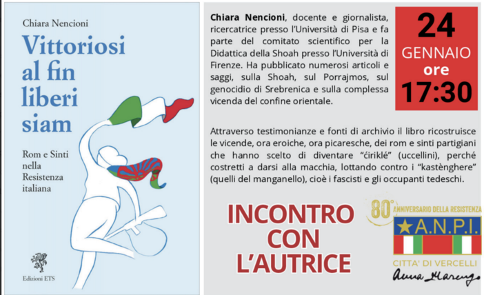 Anpi Vercelli, Giorno della Memoria:  mostra documentaria  “PORRAJMOS – Altre tracce sul sentiero per Auschwitz”