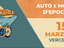 Appuntamento per gli appassionati di auto e moto d’epoca al Centro Fiere di Caresanablot