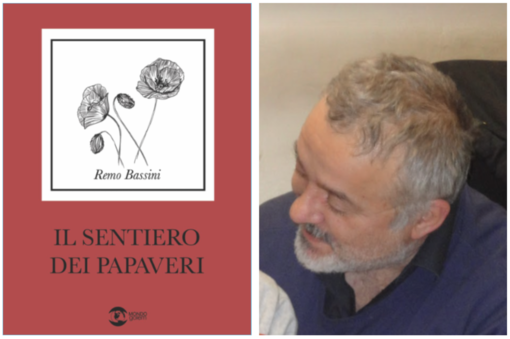 Il sentiero dei papaveri (copertina) e Remo Bassini