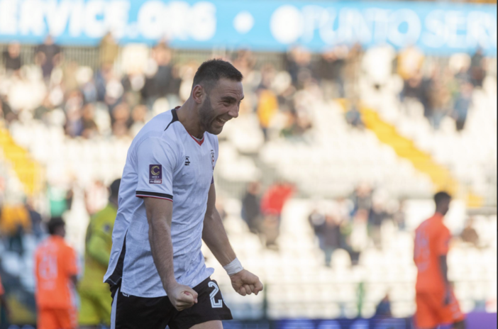 Comi dopo il gol (f. DEVECCHI) Comi dopo il gol (f. DEVECCHI)