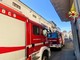 Trino, principio di incendio sul tetto di una casa Trino, principio di incendio sul tetto di una casa