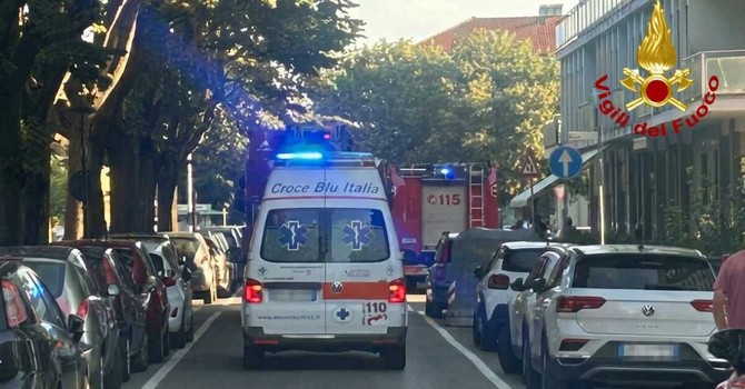 Malore in casa, intervento dei Vigili del Fuoco
