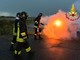 Quadro elettrico in fiamme, intervento dei Vigili del Fuoco