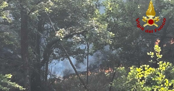 Incendi in Valsesia, si lavora per la messa in sicurezza delle zone colpite