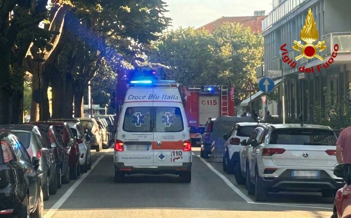 Malore in casa, intervento dei Vigili del Fuoco
