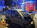 Corso De Gregori, incidente tra quattro auto - foto
