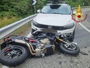 Centauro in gravi condizioni dopo lo scontro con un'auto Centauro in gravi condizioni dopo lo scontro con un'auto