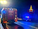 Auto in fiamme in corso Novara