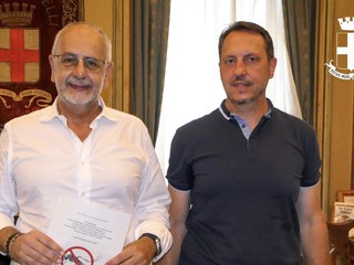 Antonio Prencipe e il tecnico Ipla Michele Massone