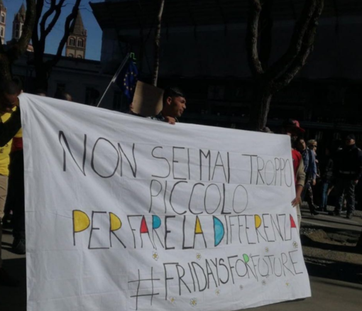 &quot;Friday for future&quot;: studenti in corteo anche a Vercelli - FOTO
