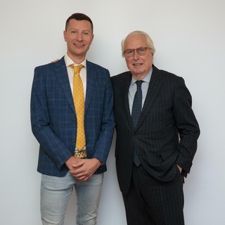 L'assessore Campominosi e il sindaco Scheda