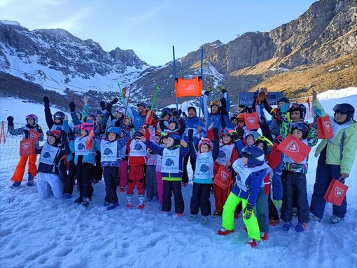 Corso di sci per i ragazzi di elementari e medie: un successo annunciato