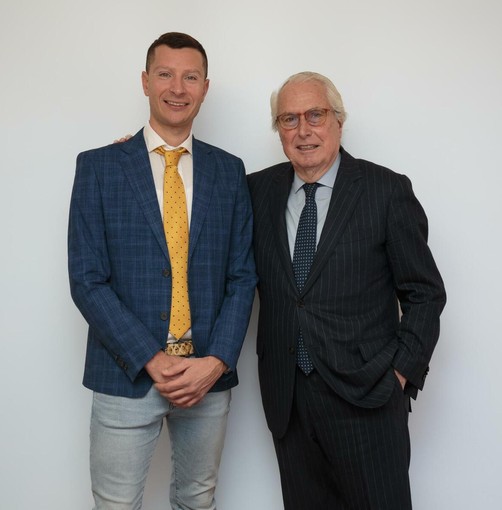 L'assessore Campominosi e il sindaco Scheda