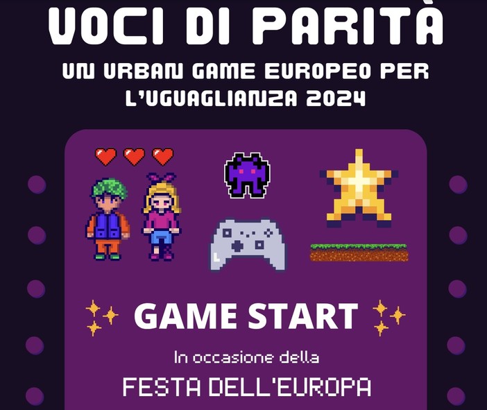 Festa dell'Europa in piazza Cavour: un urban game sulla parità