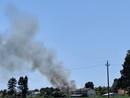 Fiamme in località Boarone: la colonna di fumo visibile da tutta Vercelli Fiamme in località Boarone: la colonna di fumo visibile da tutta Vercelli