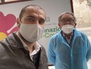 Irico con il sindaco Pane, durante l'emergenza covid Irico con il sindaco Pane, durante l'emergenza covid