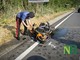Incidente, in ospedale centauro vercellese