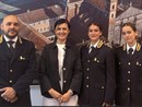 Il Questore Giuseppina Suma con i nuovi funzionari