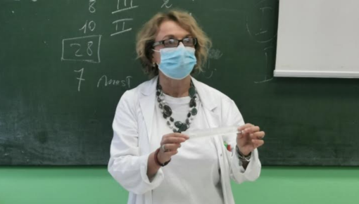 La dottoressa Fulvia Milano, direttore del Laboratorio analisi dell'Asl