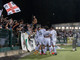 L'esultanza dopo il gol (foto Devecchi)