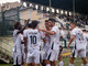 L'esultanza dopo il gol di Rutigliano (foto Devecchi)