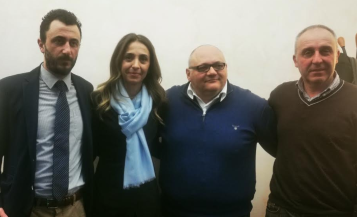 Jose Saggia insieme all'assessore Elena Chiorino, a Emanuele Pozzolo e a Renzo Masoero