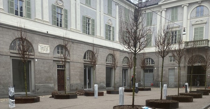 Dopo i lavori del Piano Kipar riapre piazza Alciati