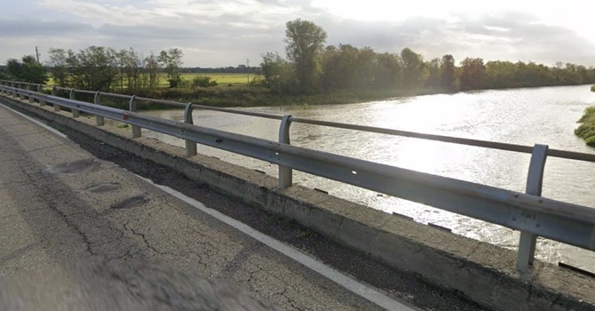 Chiuso al traffico il ponte tra Quinto e Oldenico Chiuso al traffico il ponte tra Quinto e Oldenico